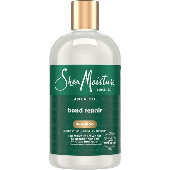 Shea Moisture Bond Repair Shampoo Amla Oil Deeply Cleanses and Removes Build Up - Picture 1 of 8